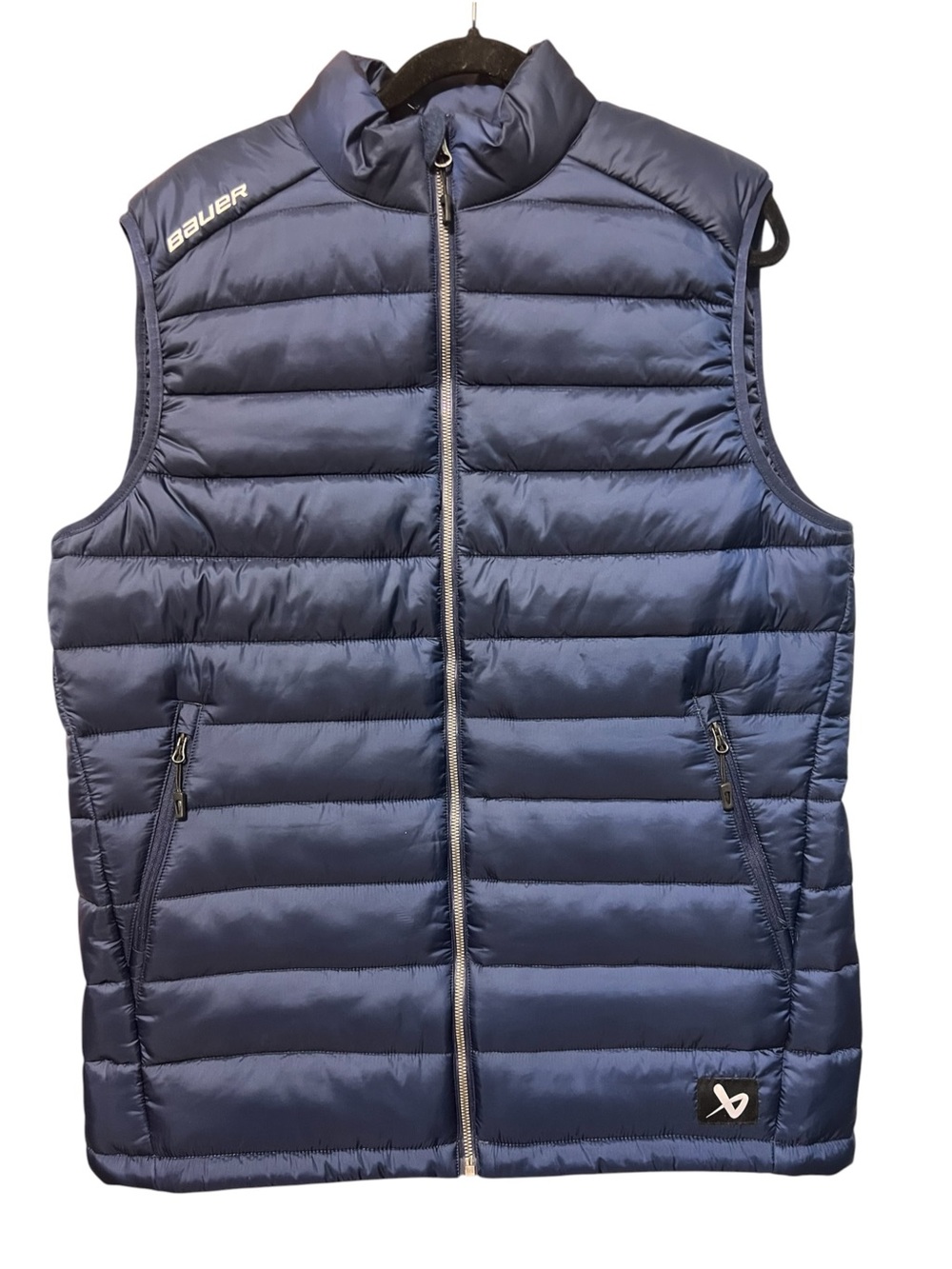Bauer Team Navy PrimaLoft Puffer Vest size Large